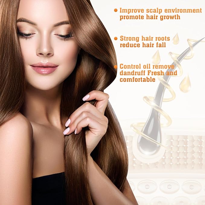 Anti Hair Loss Shampoo for Women, Shampoo for Thinning Hair for Women, Moisturizing & Promoting Hair Growth, 100ML(2PCS)