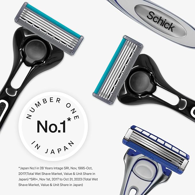 Schick Quattro Cartridges, Titanium, 4 ct.