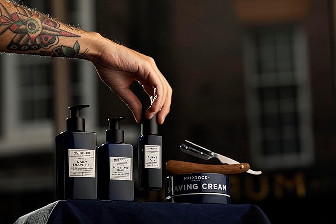 Murdock London Shave Oil | perfect solution for thick and strong stubble | Made in England | 50ml