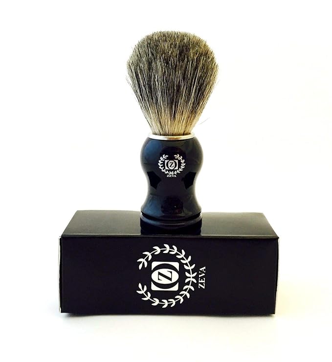 NEW Black Handle Boar Bristle Hair Men's Barber Shaving Brush