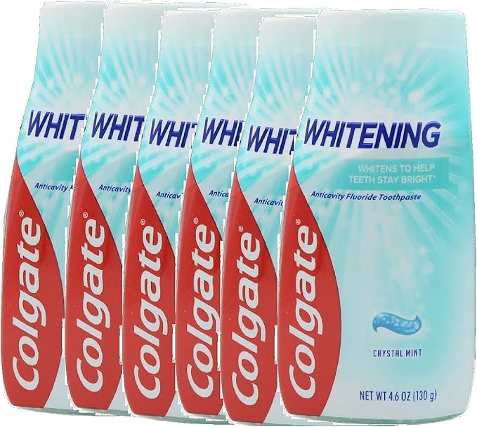 Colgate Max White Crystal Mint Liquid Toothpaste, 4.6-Ounce Packages (Pack of 6)