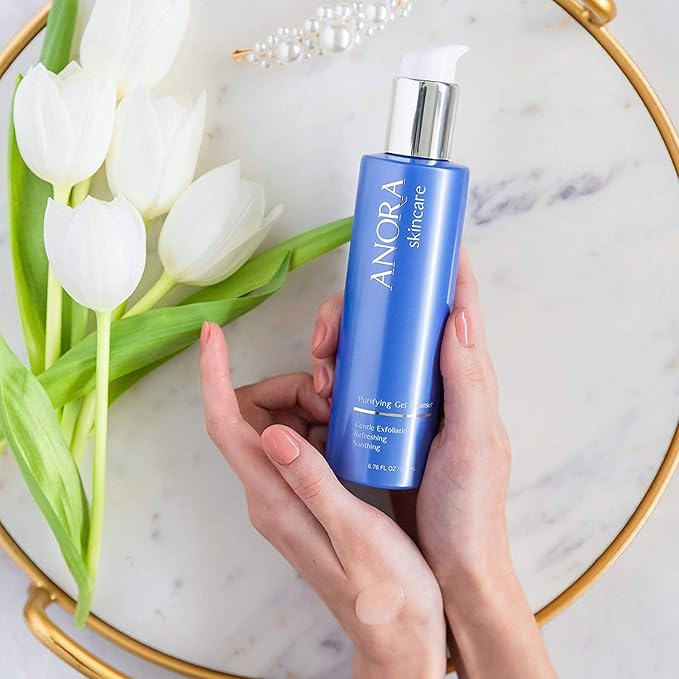 Anora Skincare Purifying Gel Cleanser Face Wash and Makeup Remover