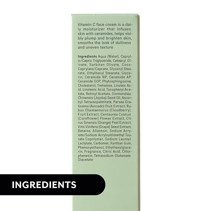 The Act Vitamin C Face Moisturizer Cream for Men and Women - Brightening & Hydrating | Anti-Aging Day Cream with Ceramides & Antioxidants for All Skin Types | Lightweight, Non-Greasy, Vegan 2 Fl Oz