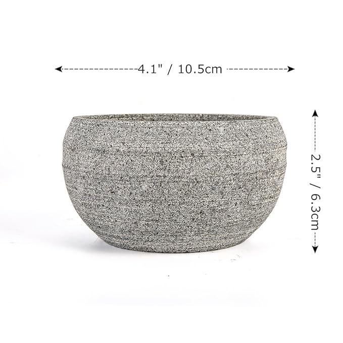 Shaving Soap & Cream Bowl for Men, Natural Granite Stone, Keep Warm Better, Easier to Lather