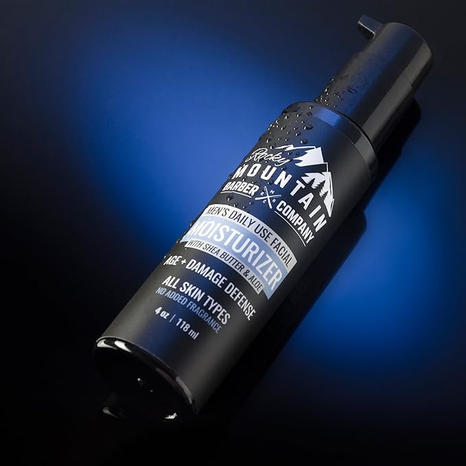 Men's Face Moisturizer - With Shea Butter, Jojoba Oil, Argan Oil & Vegetable-Derived Glycerin - Fragrance-Free Formula For All Skin Types
