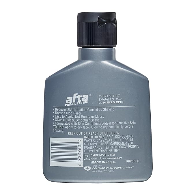 Afta Pre-Electric Shave Lotion With Skin Conditioners Original 3 oz