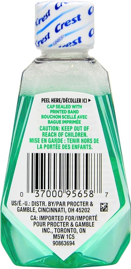 Scope Travel Size Mouthwash Classic Original Mint 1.2 Oz 48 Pack
