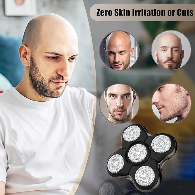 2pack Head Shaver Replacement Blades Compatible with Remington Balder Pro Head Shaver Model XR7120,Precision Electric Shaving for Bald Men. (No't Compatible with XR7000)