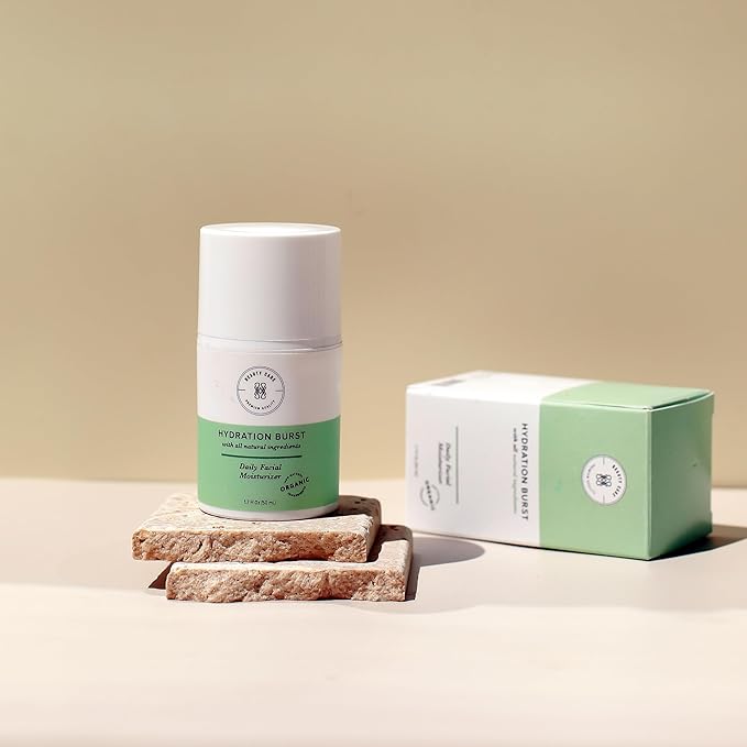 Measurable Difference Hydration Burst All-Natural Facial Moisturizer, 1oz - Daily Cream for Face Providing Hydration for All Skin Types