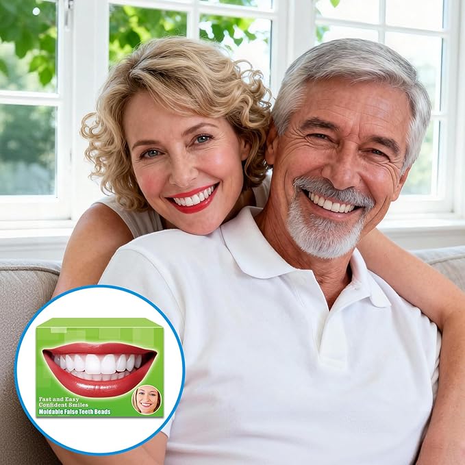 Moldable False Teeth Beads - Temporary Tooth Repair Kit | Fix Broken, Chipped Teeth, Cavity Temporary Fillings, Missing Tooth Gaps & Loose Dentures Within Minutes at Home