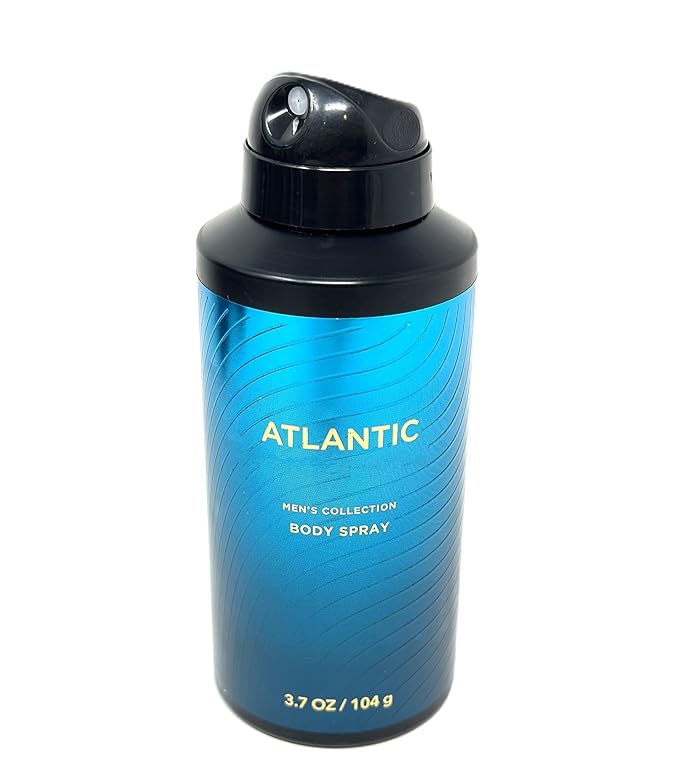 Bath and Body Body Spray for mens (3.7 oz / 104 g, Atlantic)