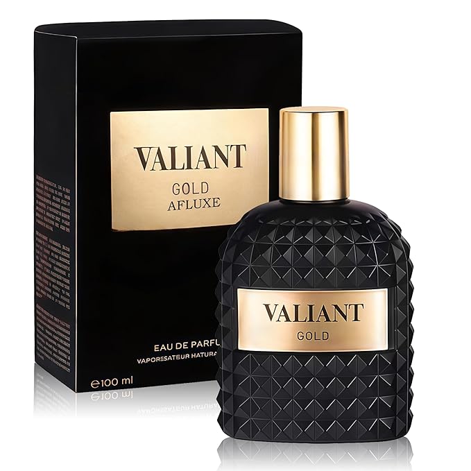 Valiant Gold Men's Cologne–Vanilla & Woody Scent Perfume for Men 3.4 Fl Oz Long Lasting Luxury Fragrance For All Occasions
