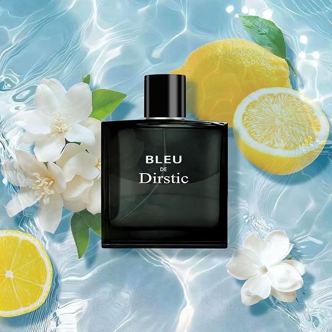 Blue De For Men Perfume-Woody Aromatic Eau De Toilette - Inspired By Ble.u De For Men Long Lasting Perfume Spray Masculine Scent Lasts All Day A Gift For Any Occasion 3.4 Fl Oz/100ML
