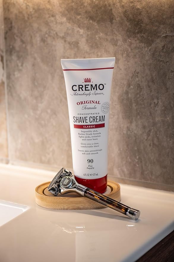 Cremo Astonishingly Superior Tortoise Shell (Horn) Razor Kit (Packaging May Vary)