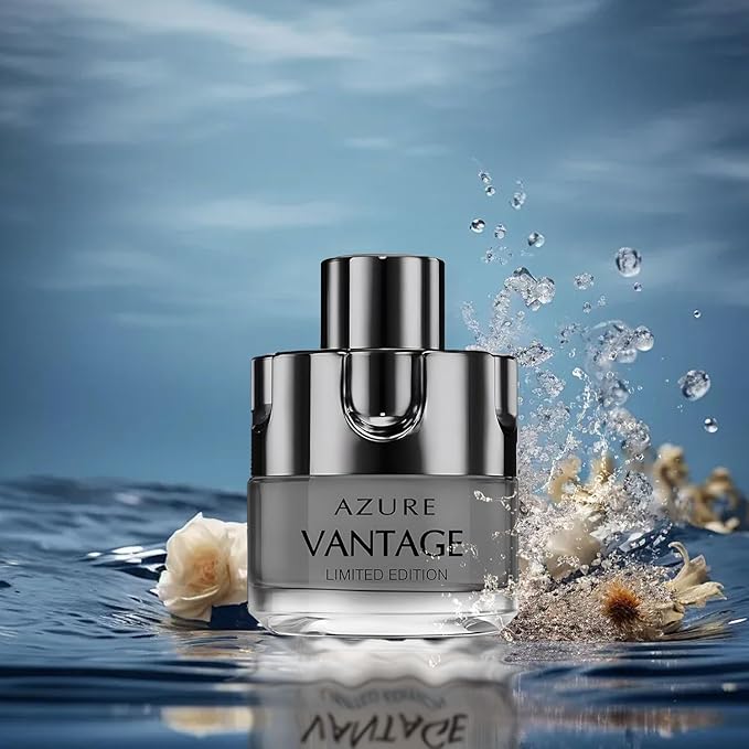 META-BOSEM Men's Perfume Gift Set, EDP, 2 Pack (3.4 oz / 100 mL each), Vantage Limited, BLUE DE CHANCE, Aromatic Classic & Aquatic Blue, for office days & summer & travel, Long-Lasting, Gift Ready