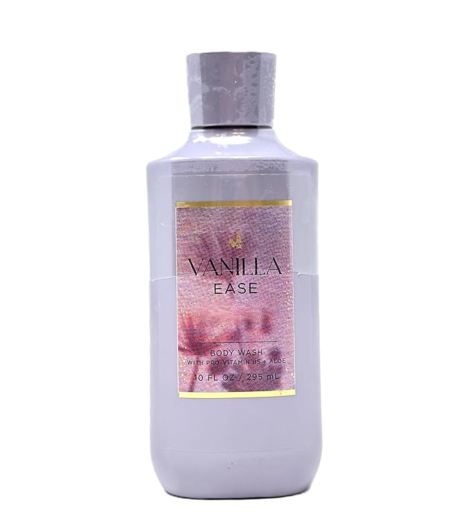 Bath and Body Body Wash with Pro Vitamin B5 + Aloe (10 FL OZ / 295 ML, Vanilla Ease)