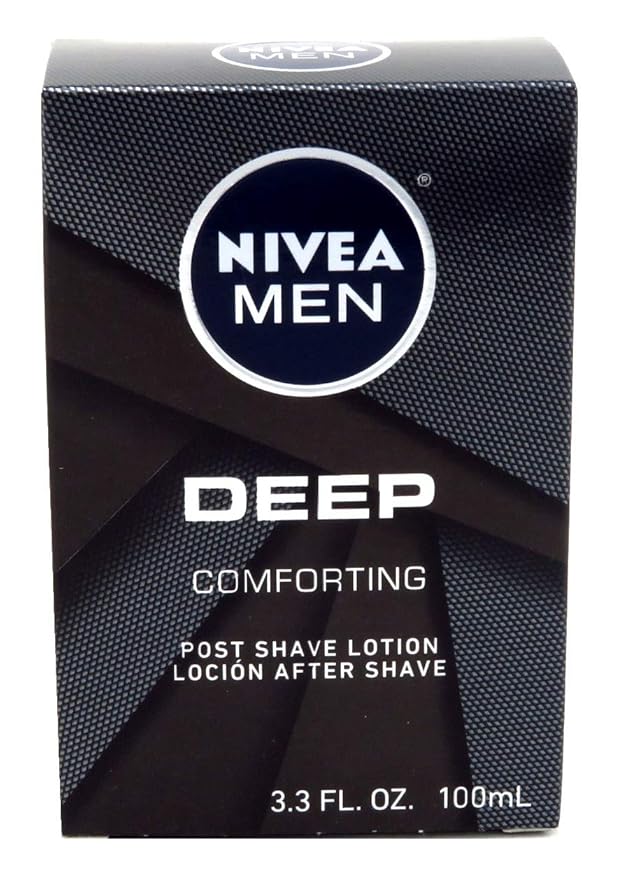 Nivea Men Deep Comforting Post Shave Lotion 3.3 Ounce (100ml) (2 Pack)