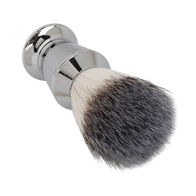 Shaving Brushes For Men, Beard Brush with Ergonomic Handle Stainless Steel Foaming Beard Brush For and WellGroomed Beard
