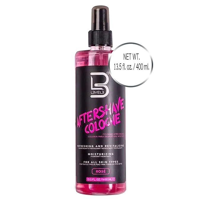 L3 Level 3 After Shave Spray Cologne - Softens Skin - Refreshes and Relieves Face and Skin - Moisturizing Formula Level Three After Shaving