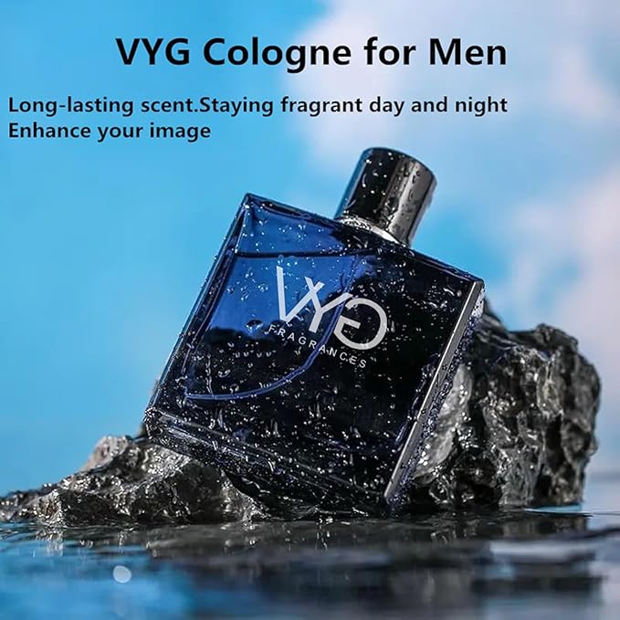 VYG Pheromone Cologne for Men, 3.4 oz Long-Lasting Formula Ideal Valentines Day Gifts
