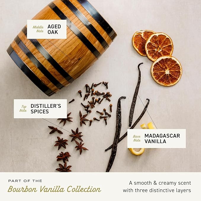 Mens Body Wash, Bourbon Vanilla, 16 oz