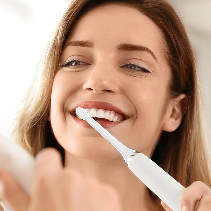 Compact Replacement Toothbrush Heads Compatible for Philips Sonicare C1 C2 G2 HX6024 Better Gum Health, Smaller Heads for Hard-to-Reach Areas, White, 4 Packs Sonic Electric Brush Head
