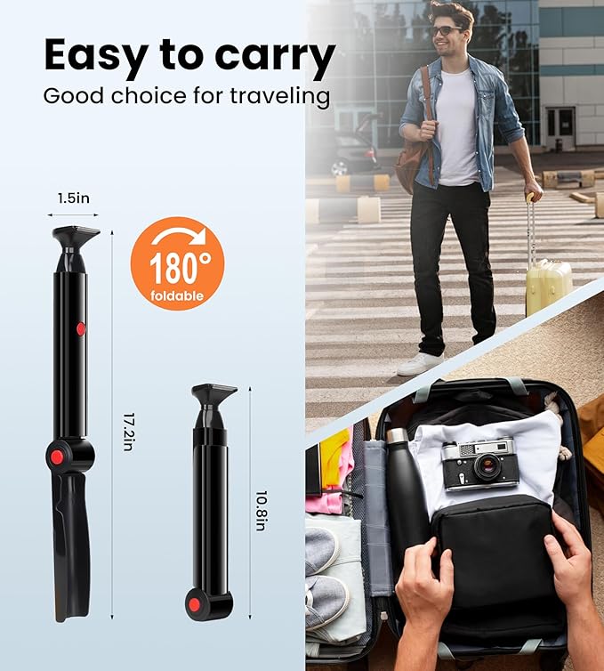 FERRISA Back Shavers for Men, Body Shaver for Men with Long Handle with 2 Shock Absorber Flex Heads, Men's Back Shaver with Facial Razor & 10 Blades