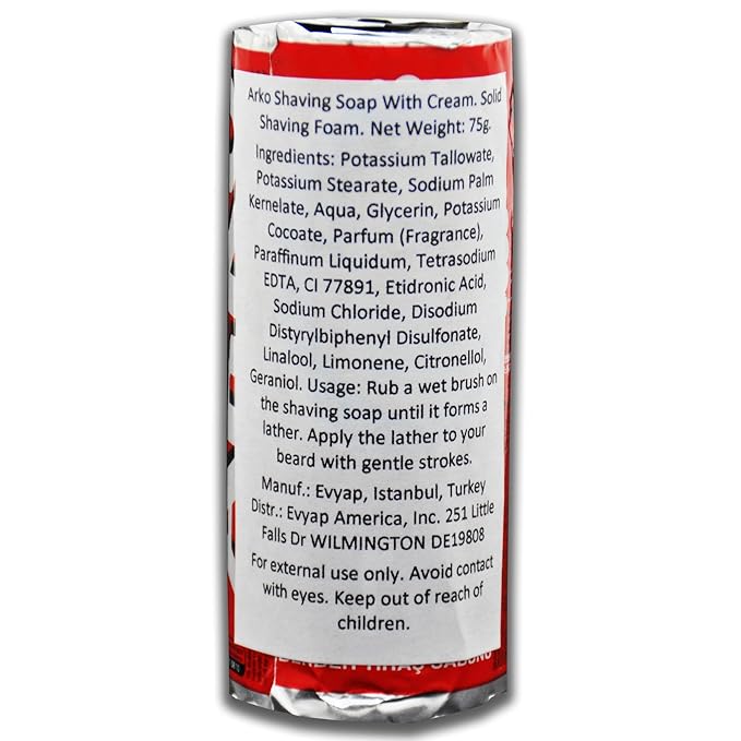 Arko Shaving Cream Soap Stick (2 pieces) by EVYAP