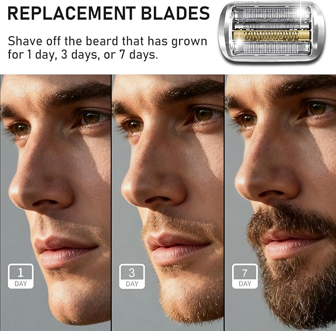 94M Series 9 Electric Shaver Replacement Head Compatible with Braun S9, for All Series 9 & Series 9 Pro Electric Razors 9290cc, 9291cc, 9370cc, 9293s, 9385cc, 9390cc, 9330s, 9296cc, 9260s