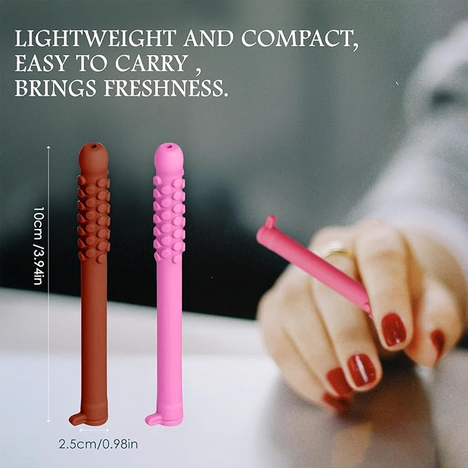 Chewable Breath Sticks Quit, Chewable Essential Oil Breath Stick, Chewable Breath Sticks are Can Taken Anywhere for Focus Clear (coffee)