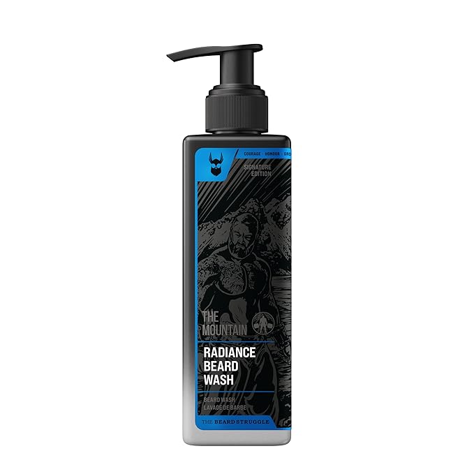 The Beard Struggle Mountain Beard Wash for Men – Daily Beard Shampoo for Cleansing & Hydration – Gentle Formula - 8 fl oz