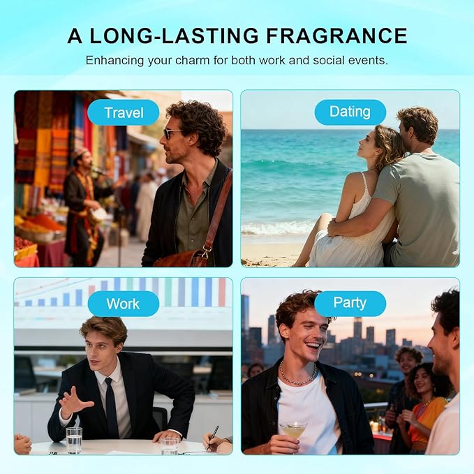 Hypnosis 2.0 Cologne for Men, 2026 New Pheromone Cologne for Men, Eau de Parfum Fragrance Long-Lasting, 50ml
