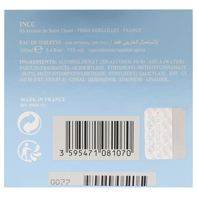 Mercedes Benz Man Bright - Eau de Parfum for Men - Long Lasting Mens Cologne - Bergamot, Patchouli Cologne - Perfume for Men - 3.4 oz