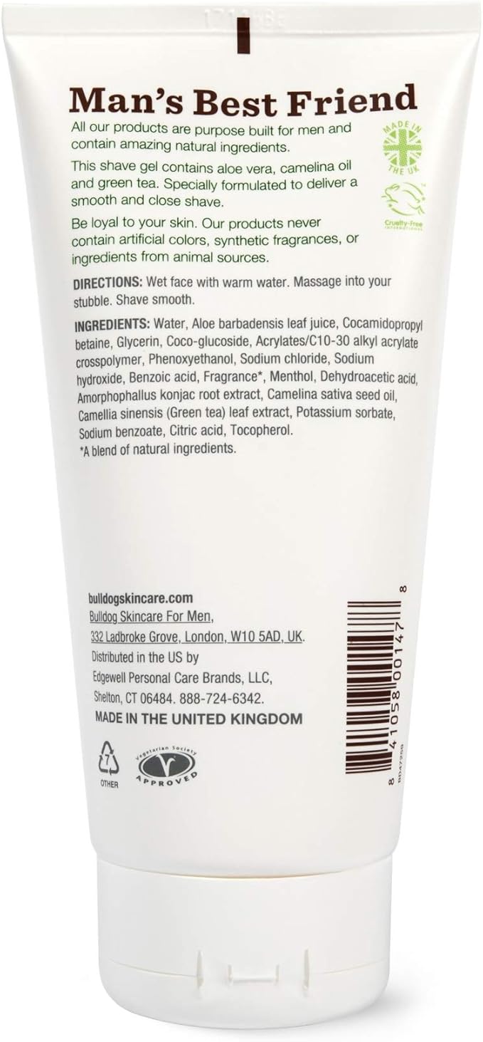 (2 PACK) - Bulldog Original Shave Gel | 175ml | 2 PACK - SUPER SAVER - SAVE MONEY