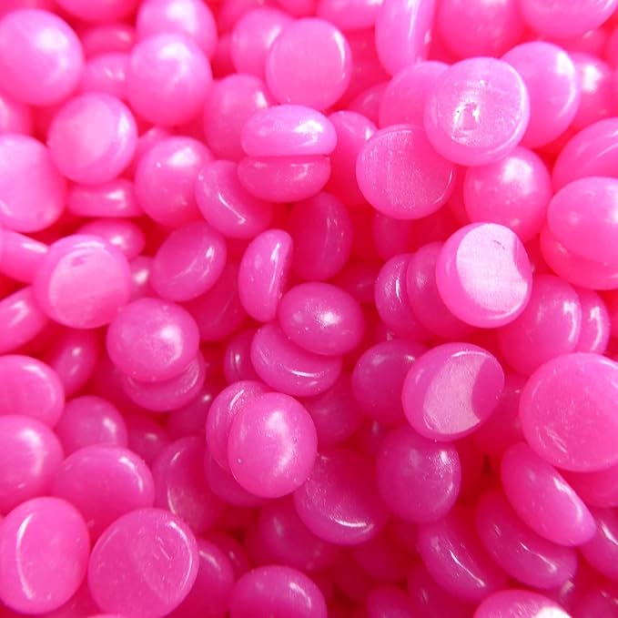 Waxness Spa Choice Hard Wax Medium Creamy Versatile Sparkly Fuchsia 2.2 lb 1kg