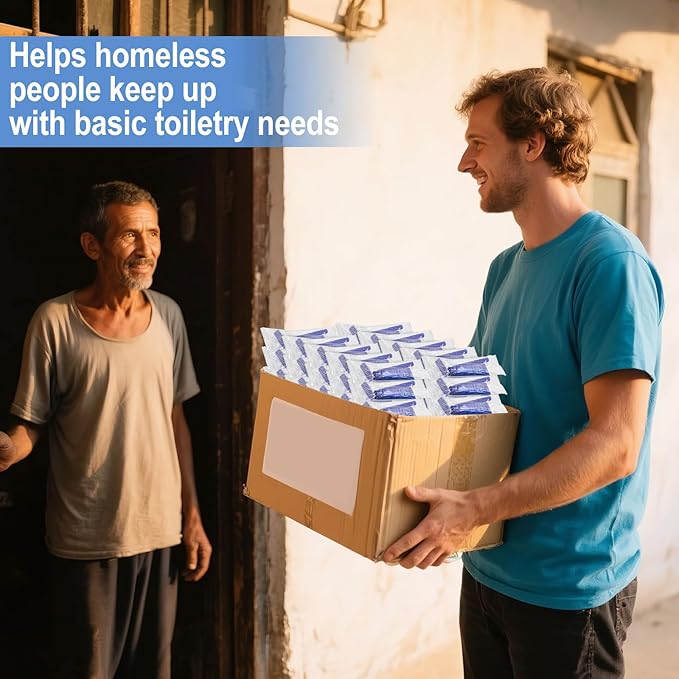 Disposable Razor Shaving Cream Set, Individually Wrapped Manual Twin Blade Shaving Razors in Bulk with Mini Smooth Shaving Cream Toiletries for Hotel Charity Camping Travel Homeless 0.34oz (100 Pack)