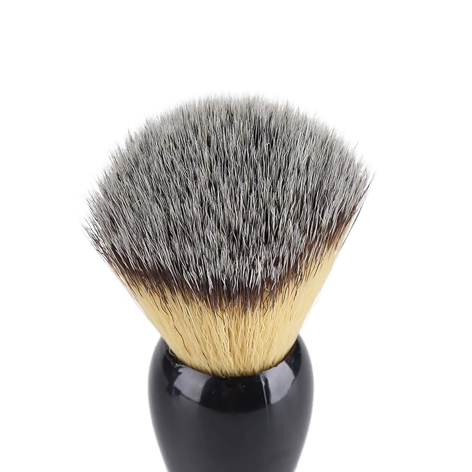 Shaving Brush and Bowl Kit for Men, 3 in 1 Shaving Brush Set,3 PCS Professional Men Shaving Brush Stand Holder Bowl Set for Men Barber Shave Kit