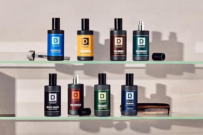 Duke Cannon Proper Cologne Huron | Men's Eau de Parfum | Fresh Water and Neroli | Aquatic, Fresh, Long-Lasting Scent | 1.7 fl oz