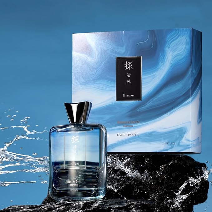 MAJESTY'S SECRET PHEROMAX Cologne for Men – 3.4 fl oz Eau De Parfum Spray, Long Lasting Premium Men’s Cologne with Fresh Aquatic Citrus Woody Scent, Luxury Gift for Boyfriend, Husband, or Dad