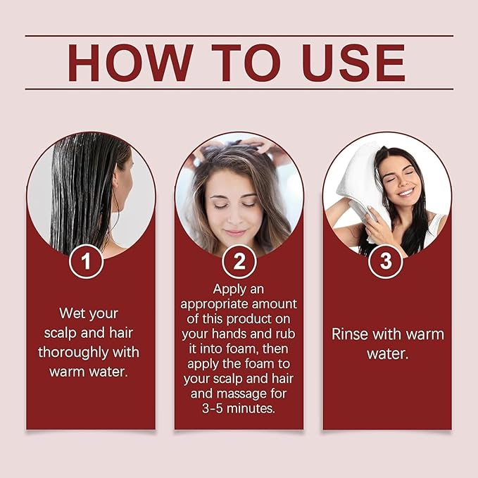 Onion & Biotin Hair Growth Shampoo, Infused With Rosemary Tea Tree Oil, Hair Growth Shampoo for Thinning Hair, Hair Loss and Thinning Hair, Support Hair Regrowth For Women Men (2 PCS)