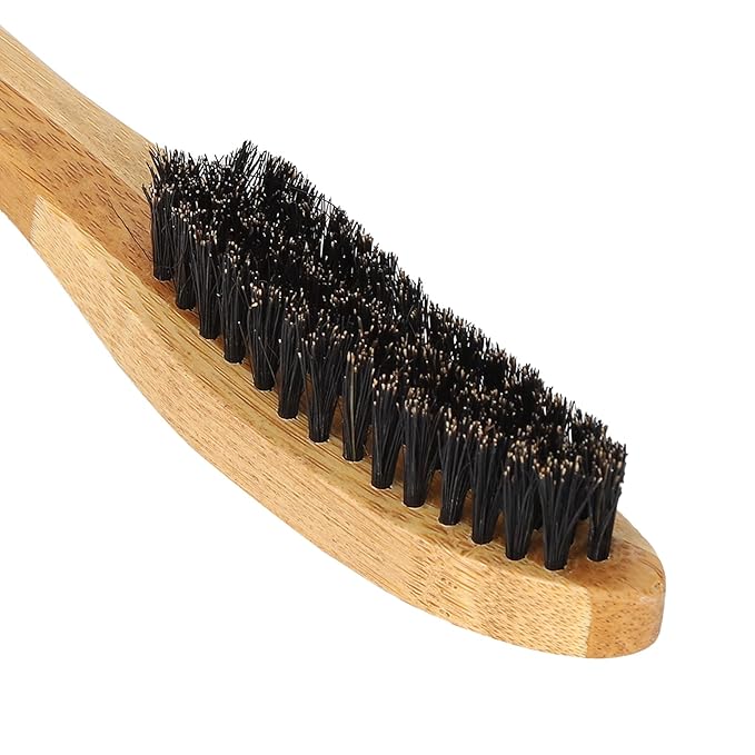 Beard Styling Brush, Beard Brush Portable Lightweight Strong Toughness for Men for Straightens and Promotes Beard Growth for Beard and Mustache