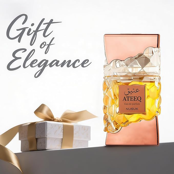 Ateeq Cologne for Men | Warm Spicy Gourmand Eau de Parfum | 100ml Long Lasting Perfume with Citrus, Spice & Woody | Rich Seductive Scent Luxury Fragrance for Day and Night