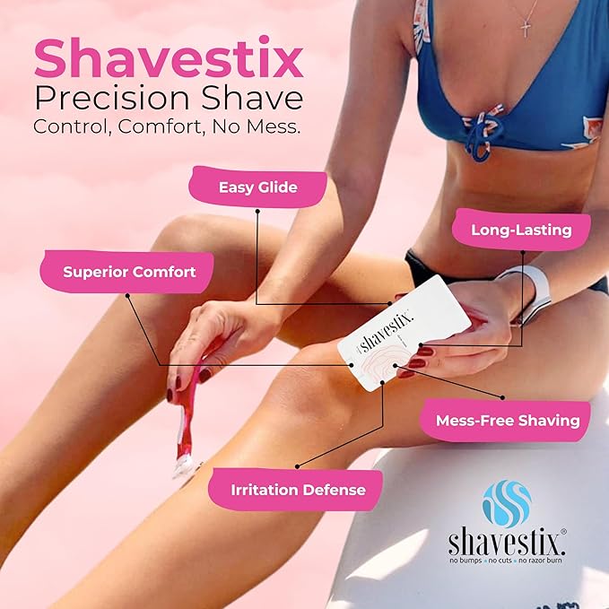Shavestix Ultra Moisturizing Travel Size Body Shaving Stick 2.75 Oz | Dune Roses Scented Shaver Friendly Hair Removal Cream Bar Sub Shave Gel, Shaving Cream For Women, Men| Avert Razor Bumps, Burn