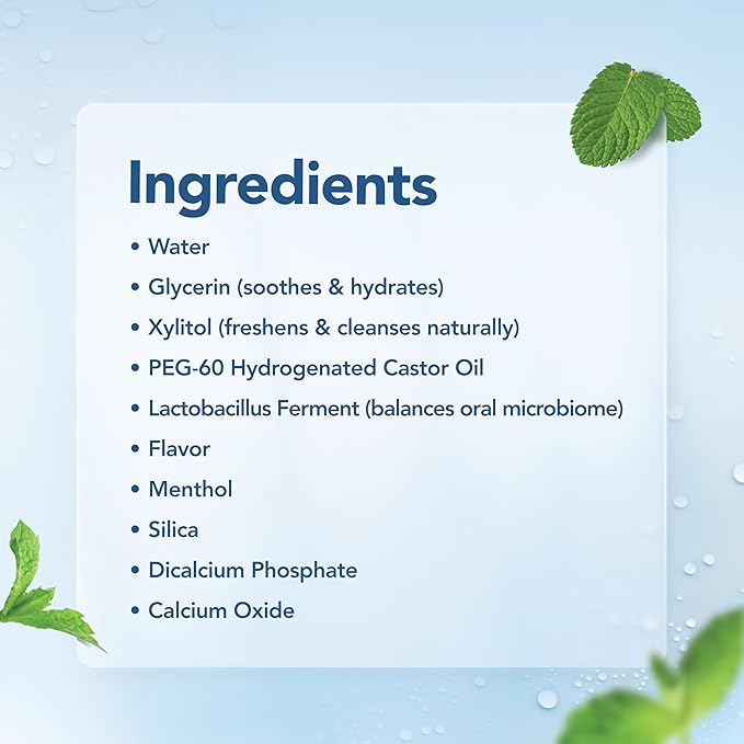 LAB52 Breath Freshener Spray, L8020 Probiotic Oral Mist for Gum Health and Fresh Breath, Supports Oral Microbiome Balance, Sugar-Free, Alcohol-Free, Xylitol Apple Mint Flavor