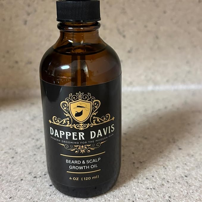 Beard & Scalp Oil – Nourishing Hair & Beard Oil with Avocado, Jojoba & Rosemary Oils – Promotes Growth, Soothes Itchiness & Dryness – 4 fl oz(120ml)
