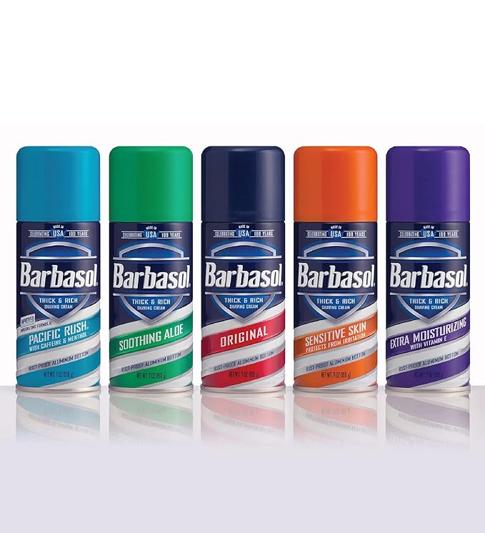 Barbasol Shave Cream 7 Ounce (Pacific Rush, Pack of 1)