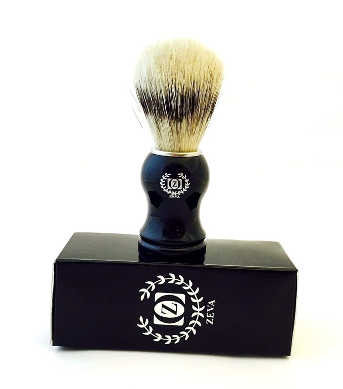 NEW Black Handle Boar Bristle Hair Men's Barber Shaving Brush