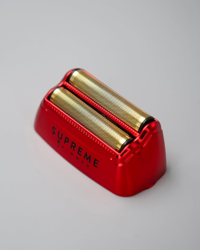 Supreme Trimmer Replacement Foil & Cutter SB63 | Hypoallergenic Foil for Crunch STF602 | Red