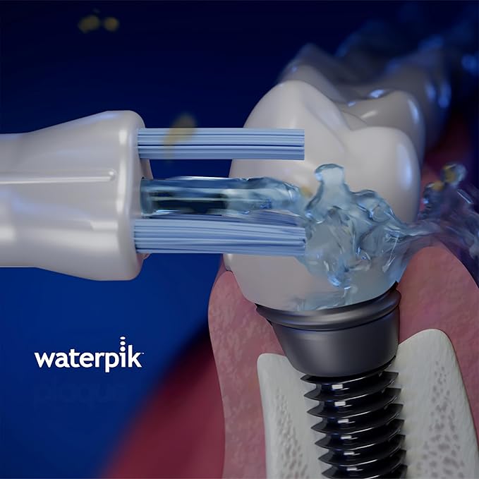 Waterpik Genuine Plaque Seeker Replacement Tips, Water Flosser Tip Replacement, PS-100E, 2 Count (Assorted Colors)