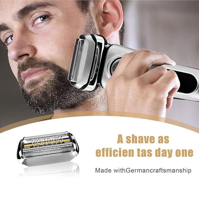 94M Series 9 Pro Electric Shaver Replacement Head for Braun Series 9 Pro and Series 9 Replacement Head for Electric Razors 9290cc, 9291cc, 9370cc, 9376cc, 9293s, 9260s, 9295cc, 9385cc (94M/2pcs)